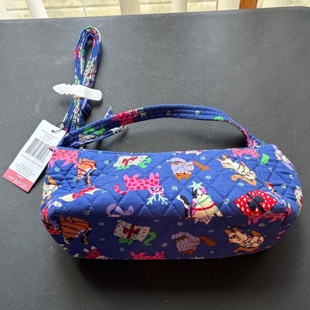 NWT Vera Bradley Blue Cat purse